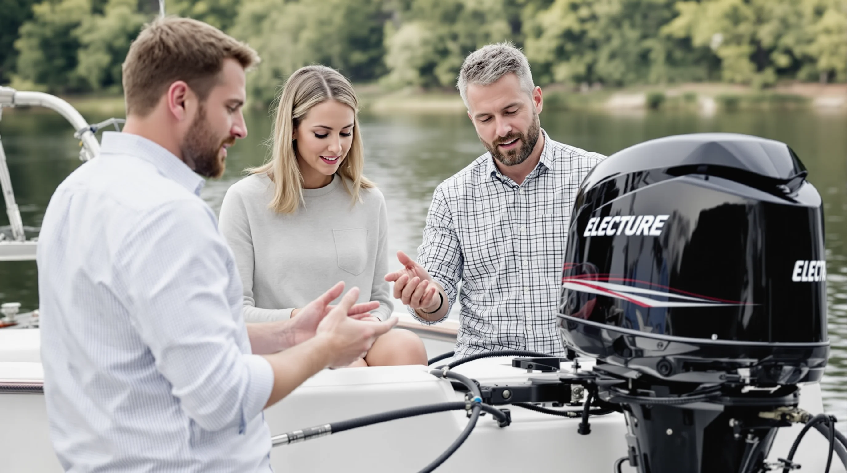 Moteur electrique bateau : les différences entre modèles avant et arrière